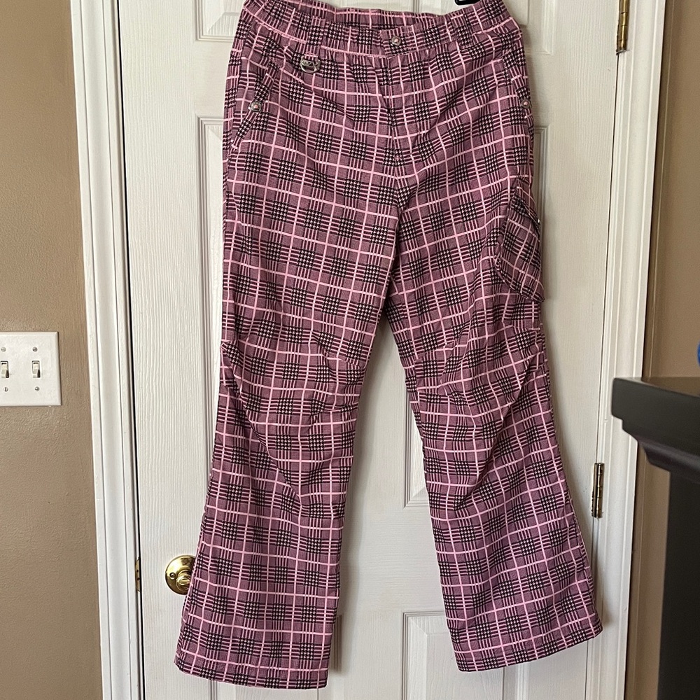 ZeroXposur Pink Plaid Kids Bottoms
Snow pants
Kids cold weather gear